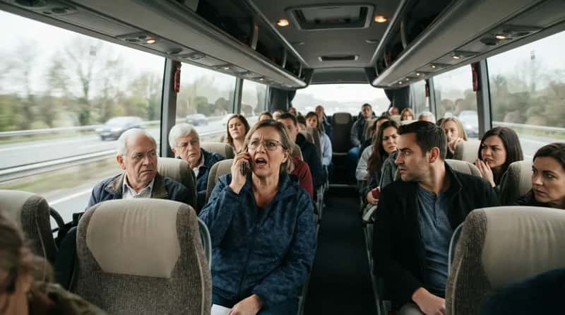 #23 - The Phone-Call Broadcaster Who Turns the Coach Into a Living Room (Image Credits: Gemini)