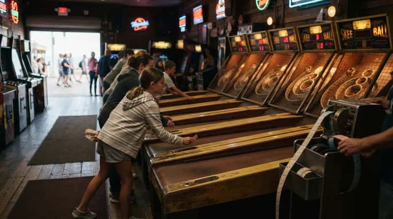#22 - Skee-Ball Parlors That Gave Out Real Prizes (Image Credits: Gemini)
