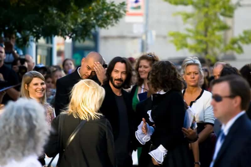 4. Keanu Reeves (Josh Jensen, Flickr, CC BY-SA 2.0)