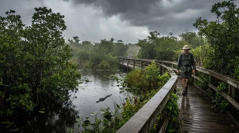 #3 - Everglades: Heat, Humidity, and a Season Built for Mosquitoes (Image Credits: Gemini)