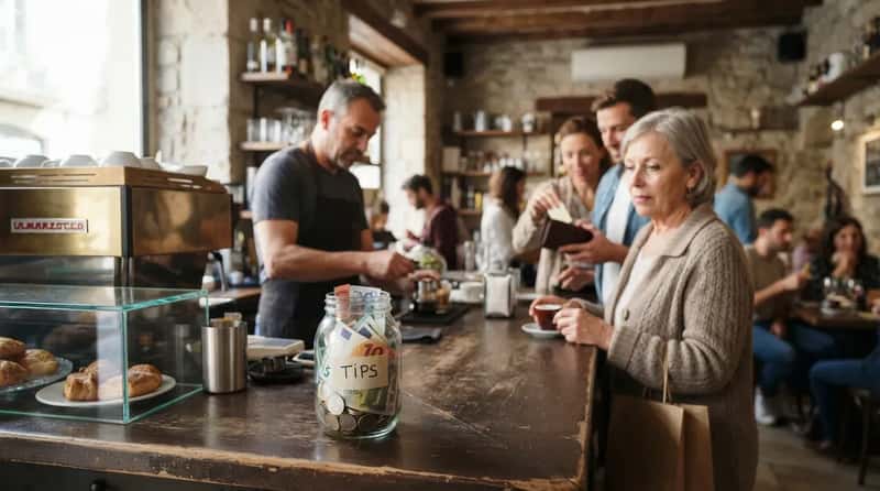 #18 - They Leave Cash in a Tip Jar That Wasn't There a Decade Ago (Image Credits: Gemini)