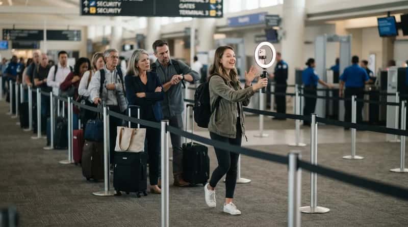 #9 - Refusing to Put the Phone Down for TikTok Content Mid-Queue (Image Credits: Gemini)
