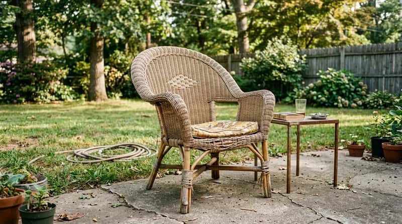 #10 - The Wicker and Rattan Furniture That Lived Outdoors (Image Credits: Gemini)