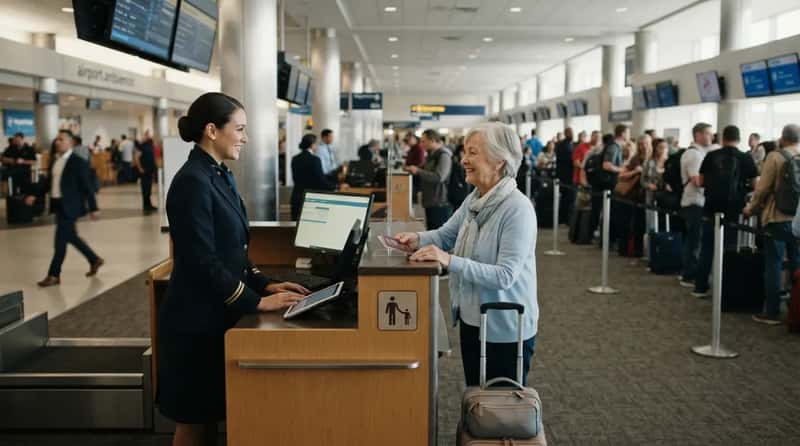 #10 - A Dedicated Check-In Counter That Skips the Regular Line Completely (Image Credits: Gemini)