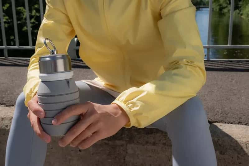 #13 - An Empty, Collapsible Water Bottle (Image Credits: Pexels)