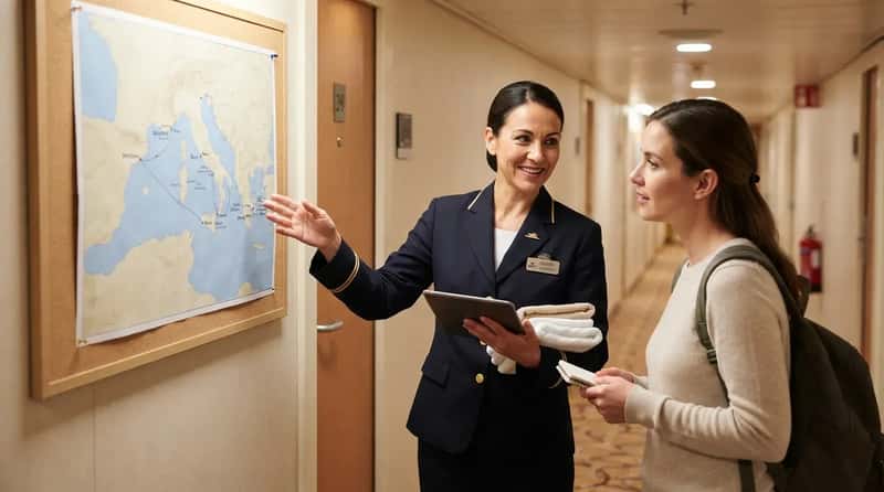 #4 - Ask for Port and Itinerary Tips (Image Credits: Gemini)