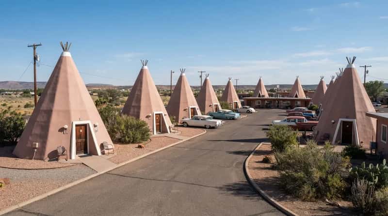 #3 - Wigwam Motel, Holbrook: The Teepee Rooms That Sent Dimes to Their Designer (Image Credits: Gemini)