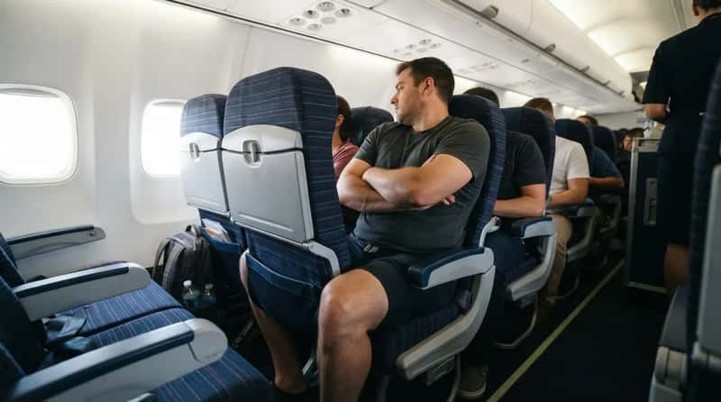 #8 - The 16-Inch-Wide Seat: Width Shrank Alongside Legroom (Image Credits: Gemini)