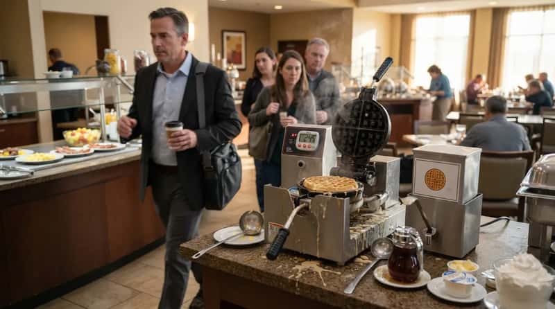 15. Walking Straight Past the DIY Waffle Maker (Image Credits: Gemini)
