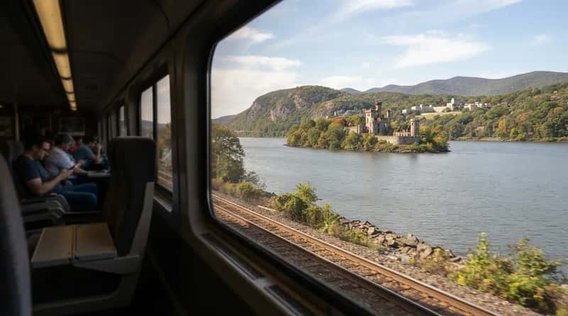 #17 - Amtrak's Hudson River Line: The Everyday Train With a Castle in the Window (Image Credits: Gemini)