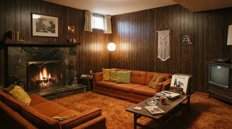 #15 - Wood Paneling Turned Ordinary Rooms Into Dens (Image Credits: Gemini)
