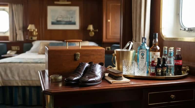 #10 - Shoe Polishing and Mini-Bar Setups Straight Out of a Bygone Era (Image Credits: Gemini)