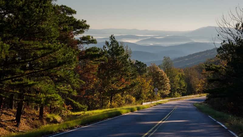 Talimena National Scenic Byway, Oklahoma and Arkansas (Alex Butterfield, Flickr, CC BY 2.0)