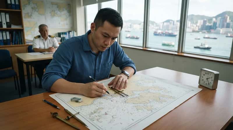 #14 - The Exam Includes Drawing the Entire Harbor From Memory (Image Credits: Gemini)