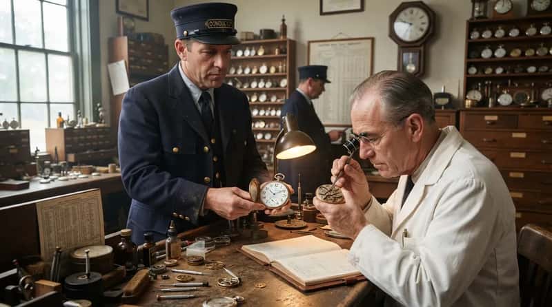 18. Your Train Ran on a Pocket Watch Someone Had to Certify (Image Credits: Gemini)