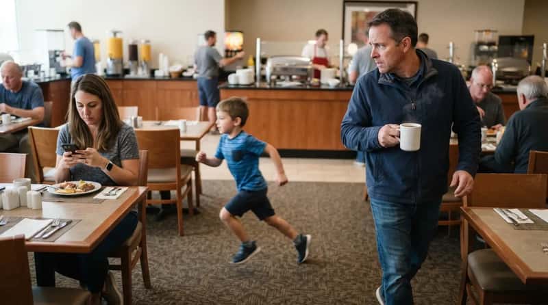 #11 - Kids Running Loose Near Hot Coffee (Image Credits: Gemini)