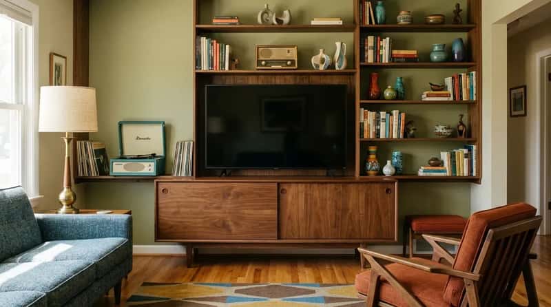 #8 - The Living Room Where the TV Was Clearly in Charge (Image Credits: Gemini)