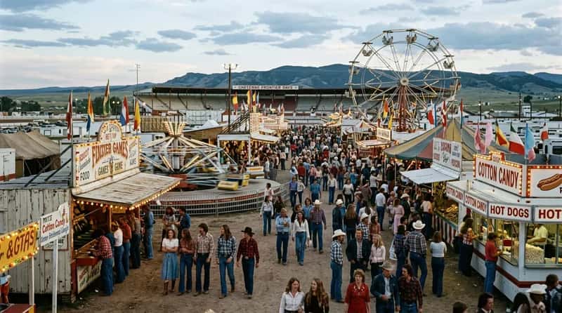 #5 - Cheyenne Frontier Days' Midway Attractions, Wyoming (Image Credits: Gemini)