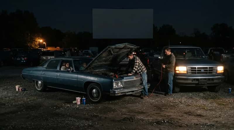 #15 - The Car Battery That Quietly Died Before the Second Feature (Image Credits: Gemini)