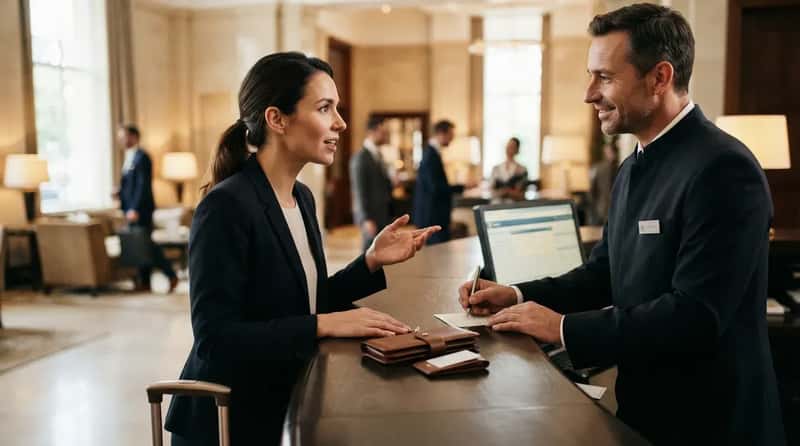 #2 - They Let the Front Desk Know Their Schedule Right Away (Image Credits: Gemini)