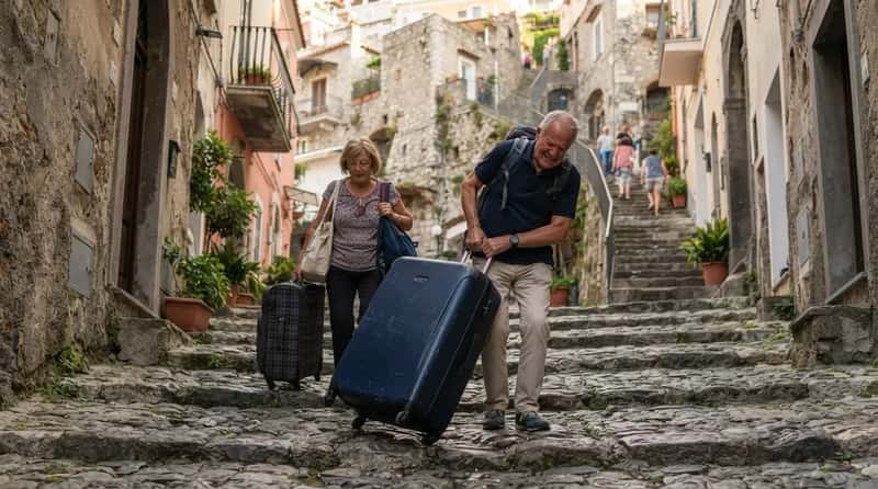 #13 - The 28-Inch Suitcase That Became a Cobblestone Nightmare (Image Credits: Gemini)