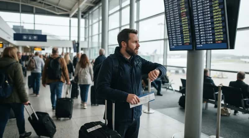 10. Booking separate tickets on a tight connection (Image Credits: Gemini)