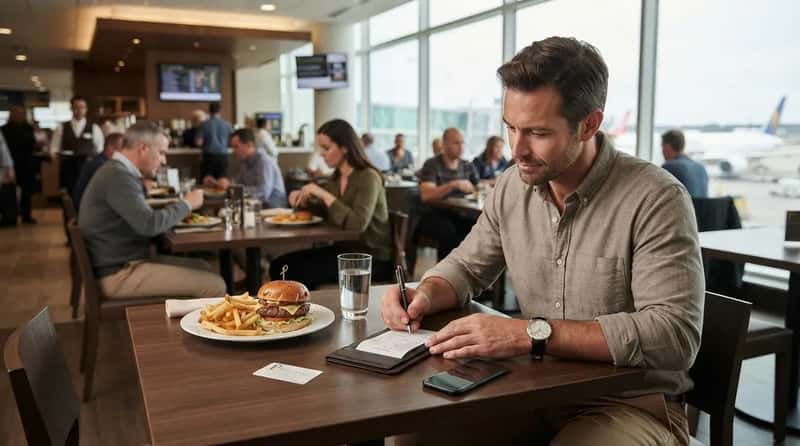 #4 - That Free Airport Meal Usually Counts as a Lounge Visit (Image Credits: Gemini)