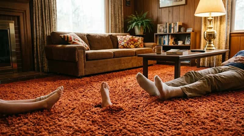 #23 - Shag and High-Pile Rugs That Made Floors Worth Walking On (Image Credits: Gemini)