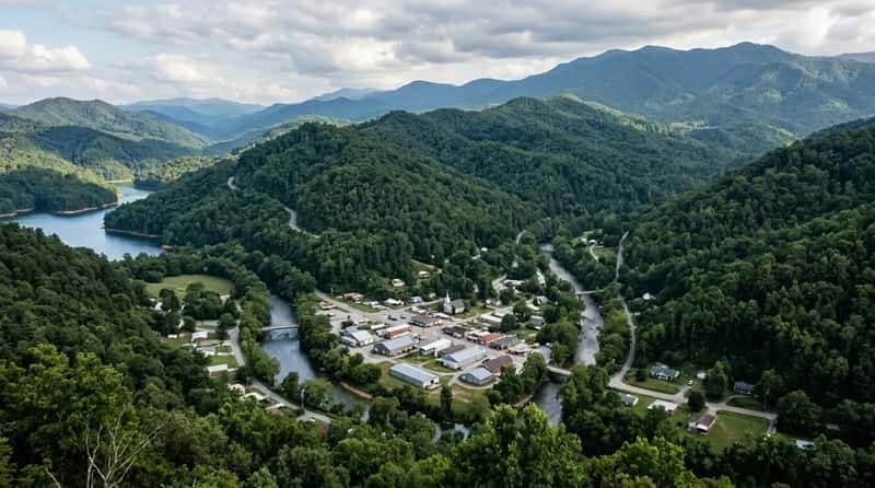 #3 - Robbinsville: The Most Isolated Town in Western North Carolina (Image Credits: Gemini)