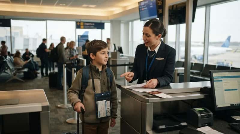 #12 - The Unaccompanied Minor Fee That Shrinks for Military Families (Image Credits: Gemini)