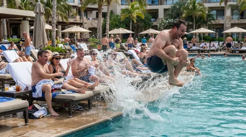 #16 - Adult Cannonballs Soaking Sunbathers Who Never Got Wet (Image Credits: Gemini)