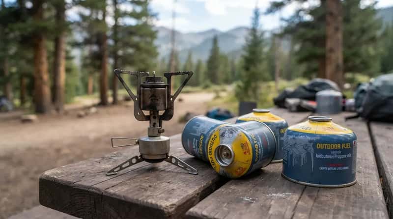 #25 - Camp Stove Fuel and Fuel Canisters (Image Credits: Gemini)