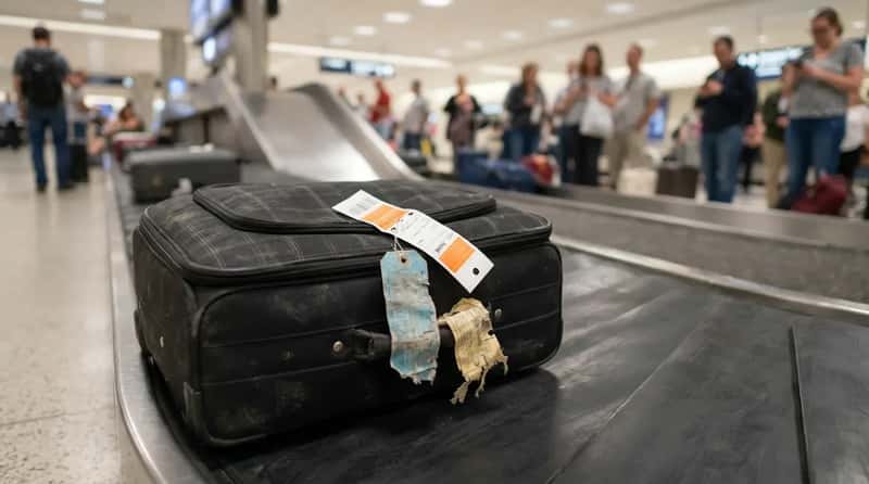#17 - Leaving Old Flight Tags Stuck on From Three Trips Ago (Image Credits: Gemini)
