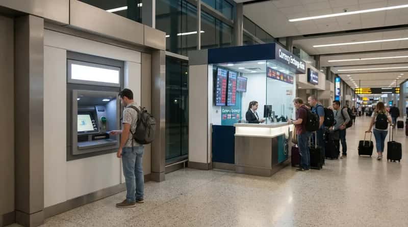 #5 - Currency Exchange Kiosks When a No-Fee ATM Sits Nearby (Image Credits: Gemini)