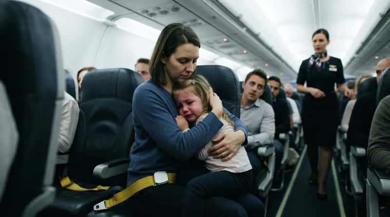 #7 - Unbuckling Kids Mid-Flight to "Calm Them Down" (Image Credits: Gemini)