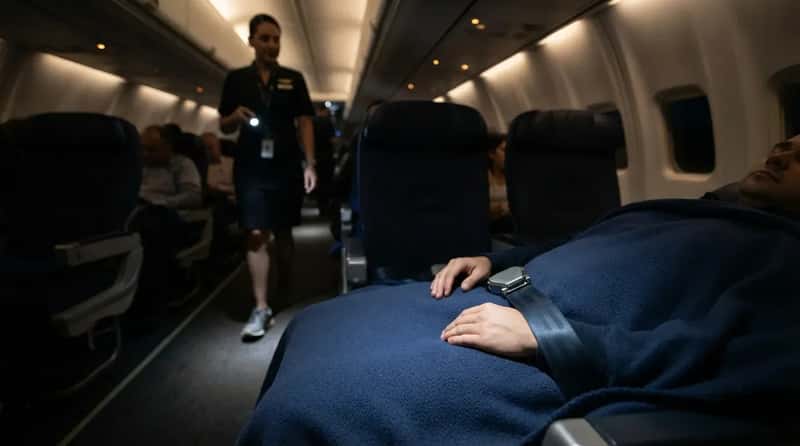 #14 - The Blanket That Hides Your Seat Belt (and Why Crews Can't Stand It) (Image Credits: Gemini)