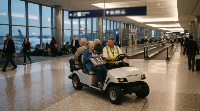 #8 - The Courtesy Cart Isn't Just for Wheelchair Users (Image Credits: Gemini)