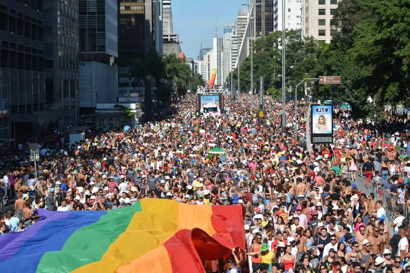 The world's largest Pride Parade (São Paulo LGBT Pride Parade 2014, CC BY 2.0)