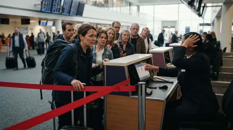 #1 - The Bag Counter That Closes While You're Still in Line (Image Credits: Gemini)