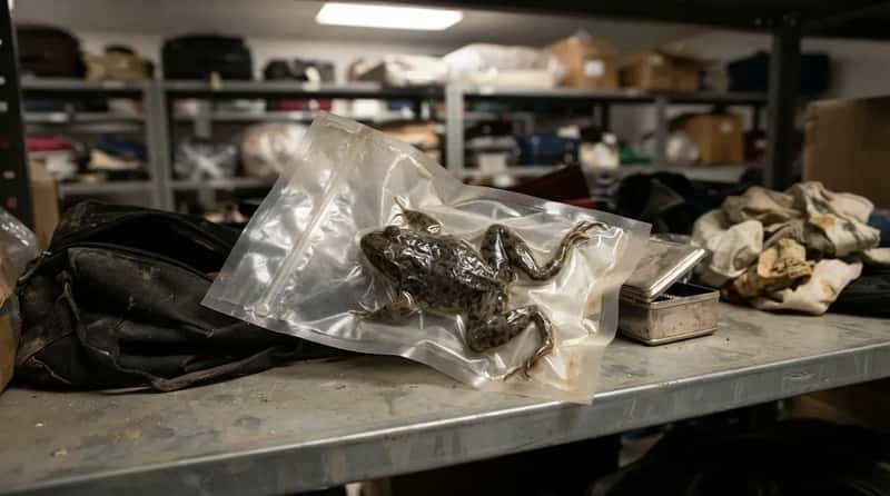 9. Vacuum-Packed Frogs, Fully Sealed and Forgotten (Image Credits: Gemini)