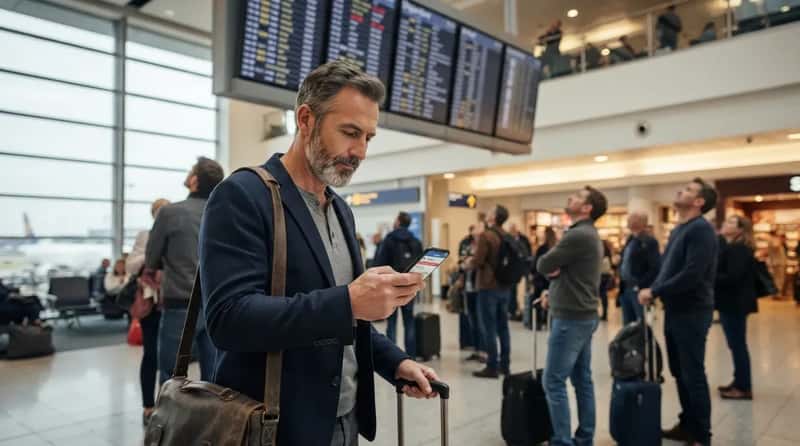 #10 - They Trust the App Over Airport Departure Boards (Image Credits: Gemini)
