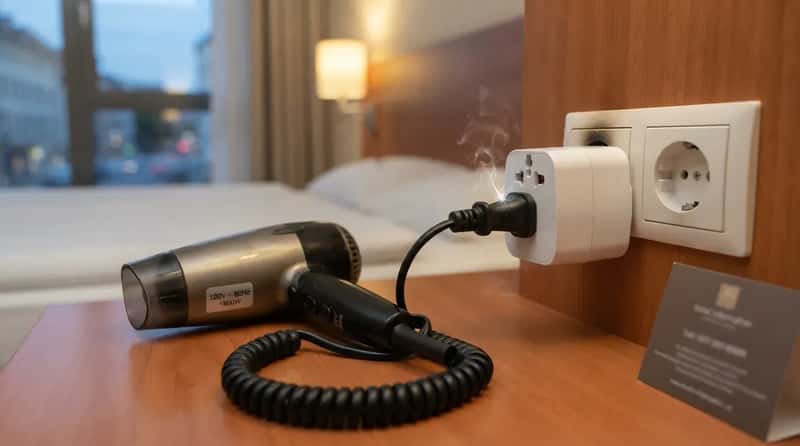 #4 - The Plug Adapter That Doesn't Do What Guests Think (Image Credits: Gemini)