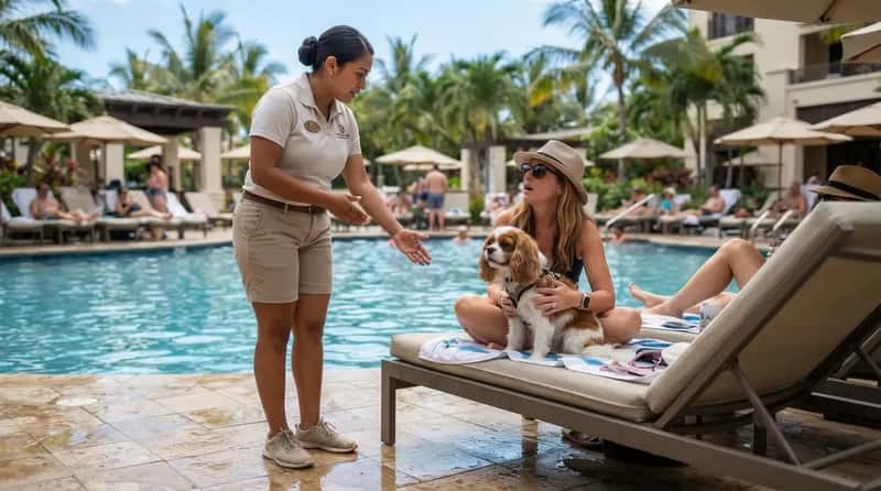 #9 - Pets Sneaked Onto the Pool Deck (Image Credits: Gemini)