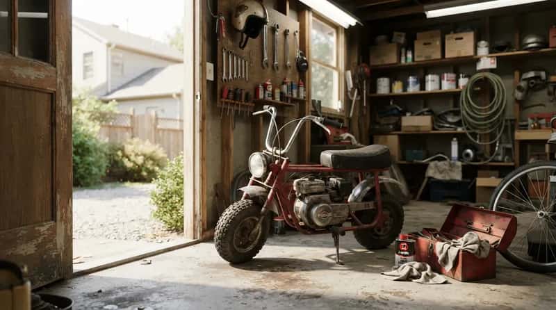 #12 - A Mini-Bike or Moped Parked by the Door (Image Credits: Gemini)