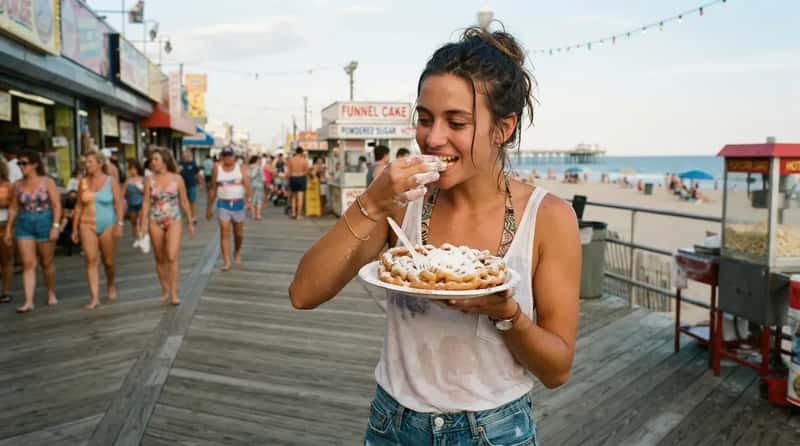 #15 - Boardwalk Funnel Cake Defined the Smell of Beach Vacations (Image Credits: Gemini)