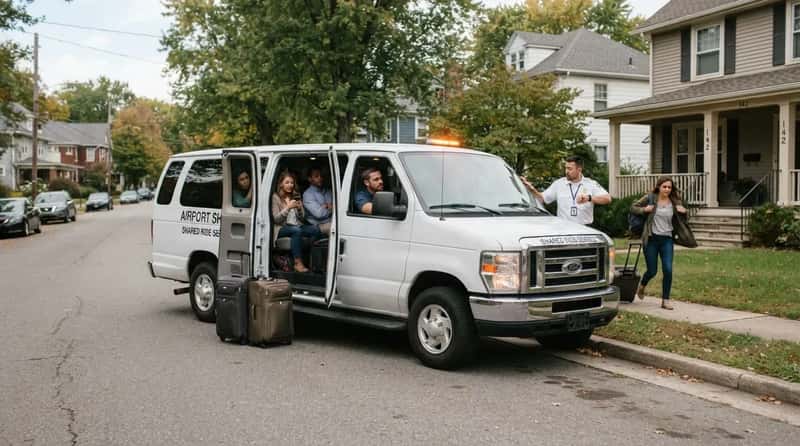 #5 - Shared-Ride Vans: You're Late Because of Someone Else (Image Credits: Gemini)