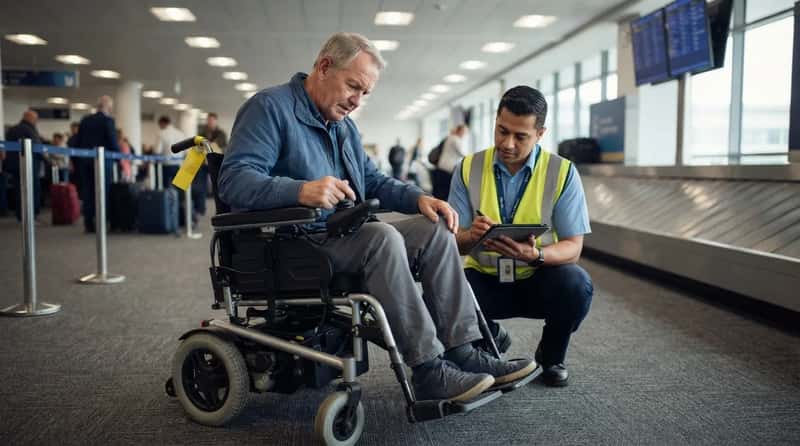 #1 - If an Airline Breaks Your Wheelchair, It Owes You a Repair or Replacement (Image Credits: Gemini)