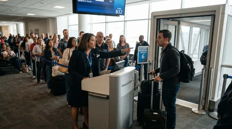 #4 - A Gate Agent Went Off Script With a Bag Threat (Image Credits: Gemini)