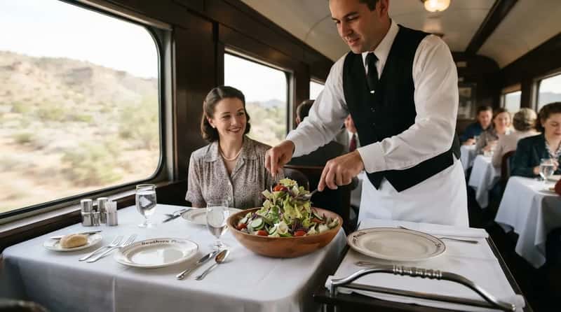 #23 - Southern Pacific's Salad Bowl Was Built Table-Side, Not Kitchen-Side (Image Credits: Gemini)