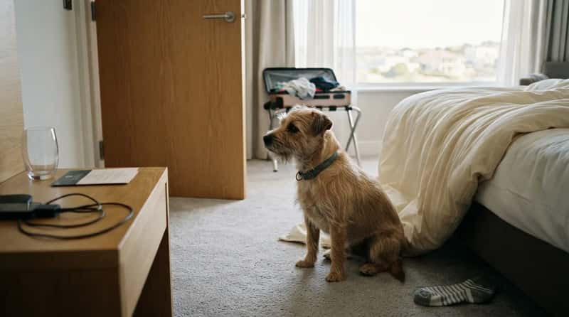 #1 - The Pup Left Behind After Checkout (Image Credits: Gemini)